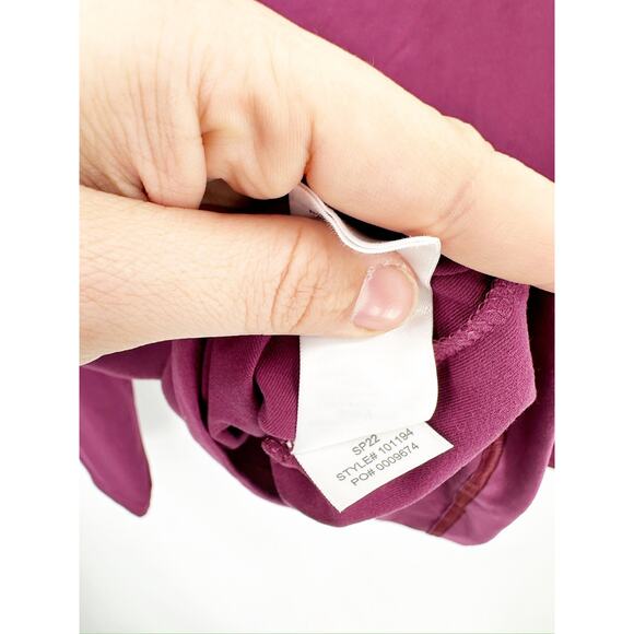 Rhone Session 1/4 Zip Long Sleeve Burgundy UPF Pullover Shirt Size XL - Picture 5 of 6